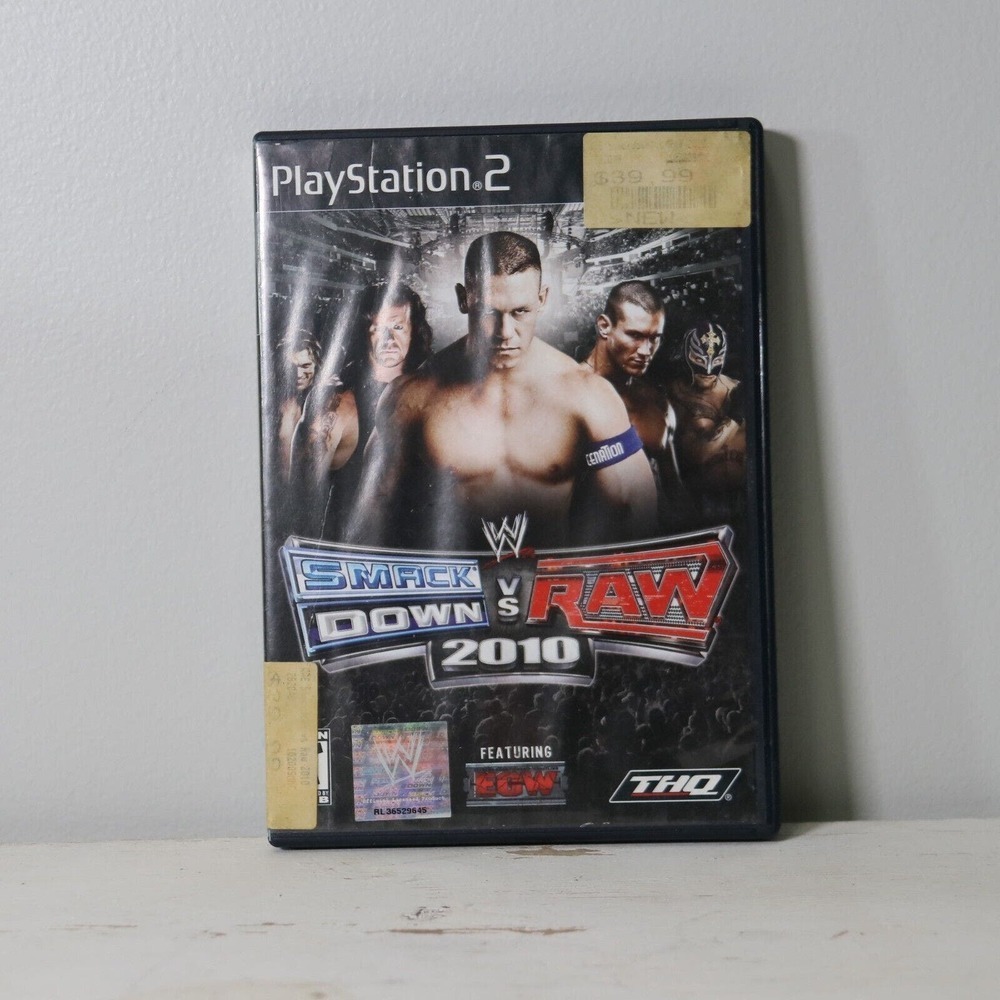 SmackDown vs. Raw 2010 (Sony PlayStation 2, PS2) CIB Complete & TESTED​​
